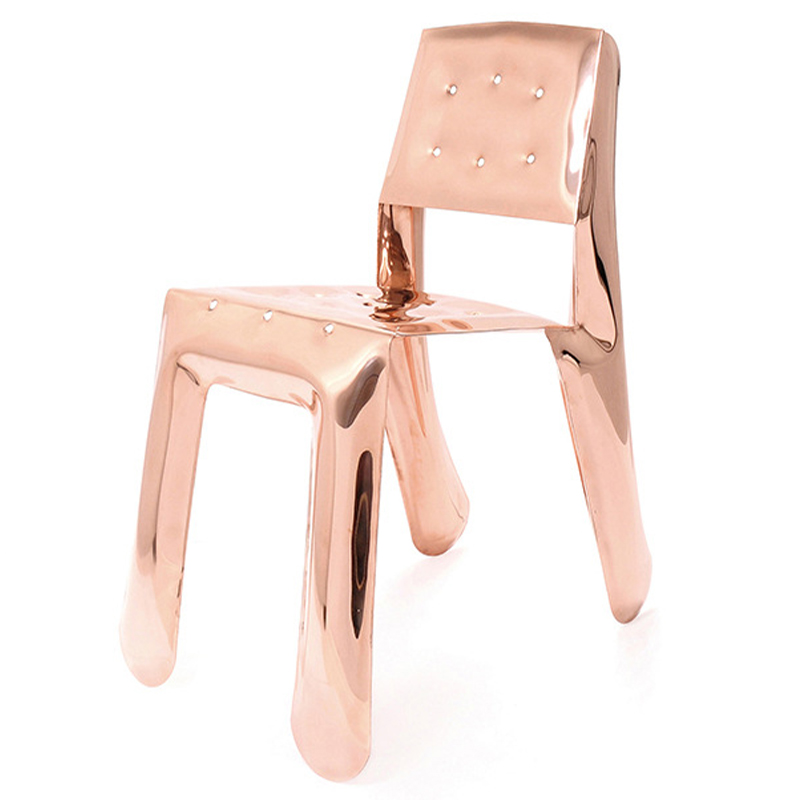  Chippensteel 0.5 Polished Copper Glossy Color Carbon Steel Seating by Zieta   -- | Loft Concept 