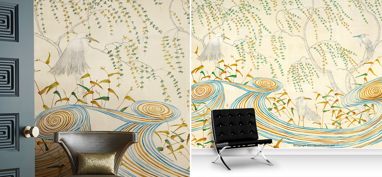 Обои ручная роспись Kimono - фото