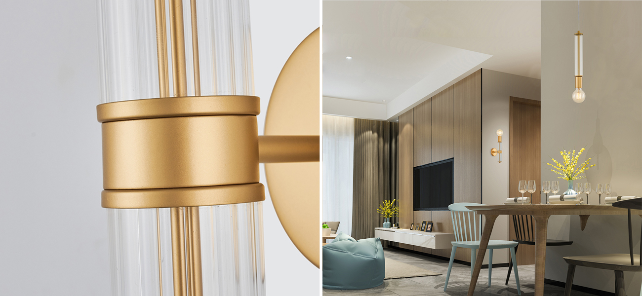 Бра цвета золота Industrial - фото