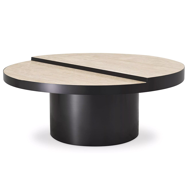 Кофейный стол Eichholtz Coffee Table Excelsior Песочный Черный в Ростове-на-Дону | Loft Concept 