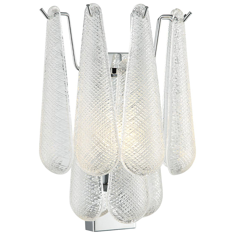  Textured Glass Drops Wall Lamp    -- | Loft Concept 