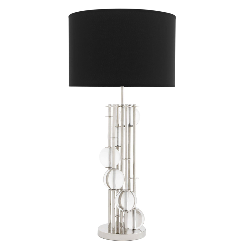   Eichholtz Table Lamp Lorenzo Nickel & black     -- | Loft Concept 