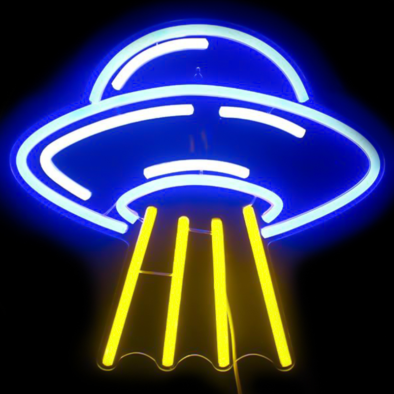    UFO Neon Wall Lamp    -- | Loft Concept 