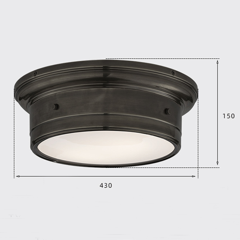 Потолочный светильник круглый черного цвета Modern Simple Ceiling Light в Ростове-на-Дону