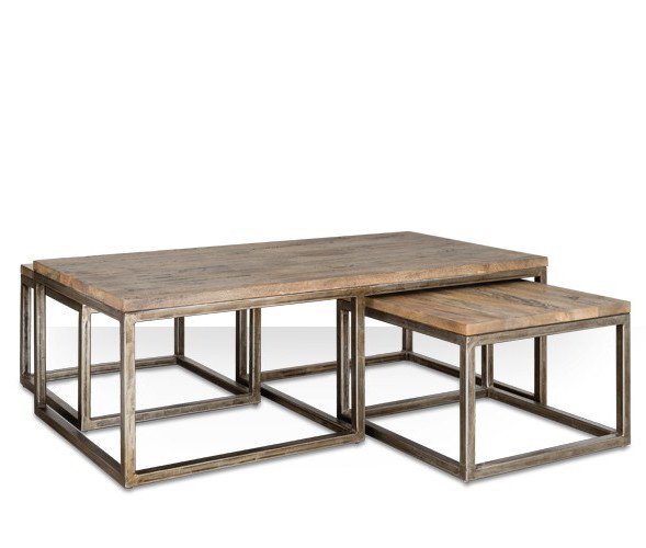 Журнальный стол Industrial Metal Rust Triple Table  в Ростове-на-Дону | Loft Concept 