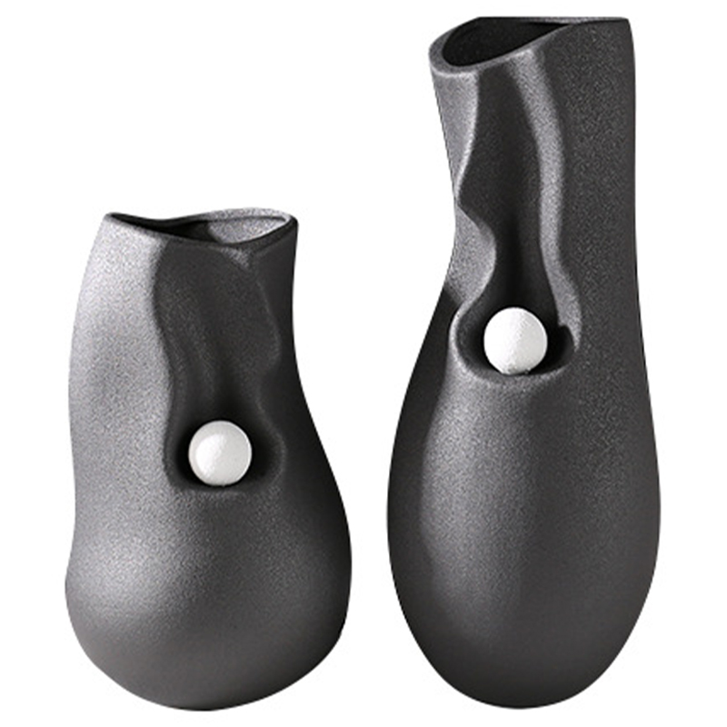  Molecule Collection Rhea Black Vase    -- | Loft Concept 