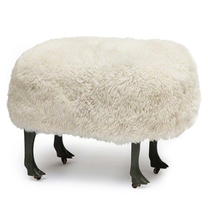 FRANCOIS-XAVIER LALANNE Moutons de laine OTTOMANS     -- | Loft Concept 