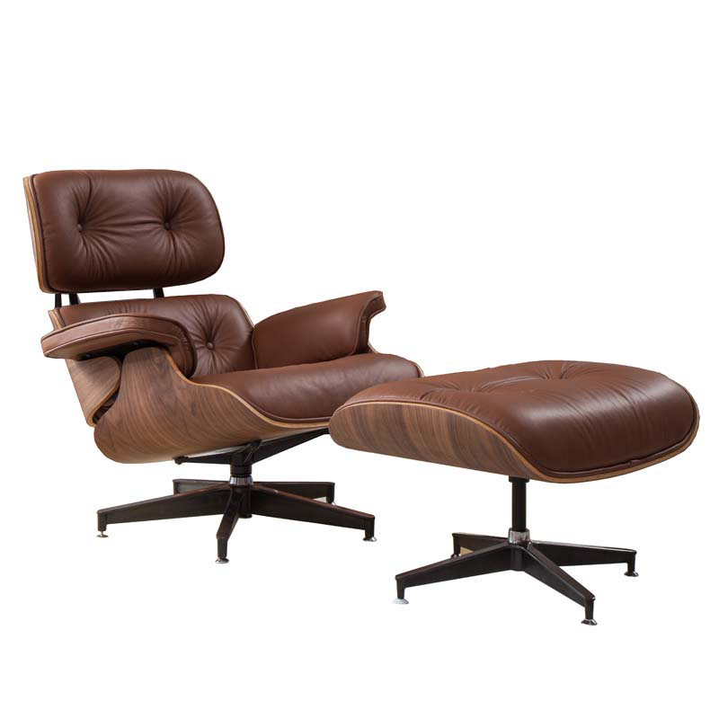 Кресло Eames Lounge Chair & Ottoman light brown Коричневый в Ростове-на-Дону | Loft Concept 