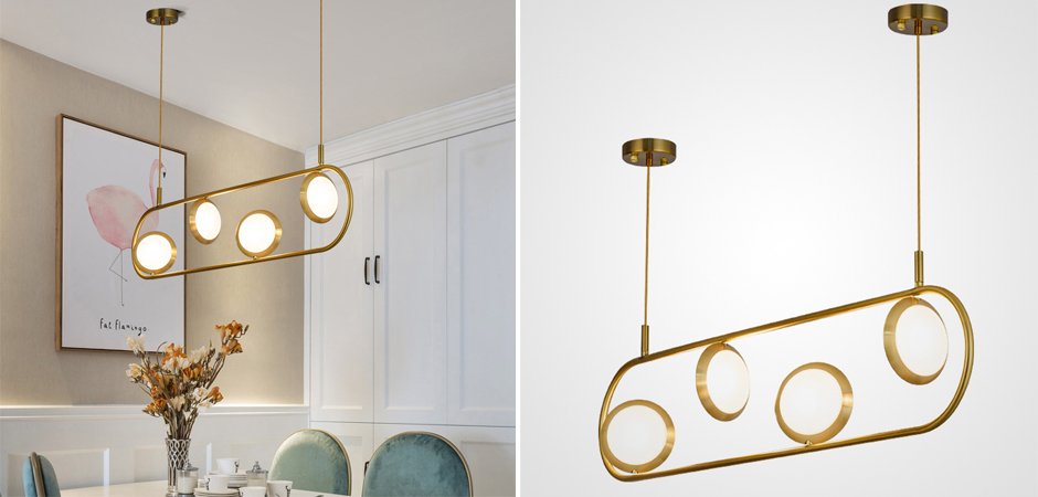 Люстра HOOP LED LONG Люстра HOOP LED LONG - Loft-Concept в Ростове-на-Дону