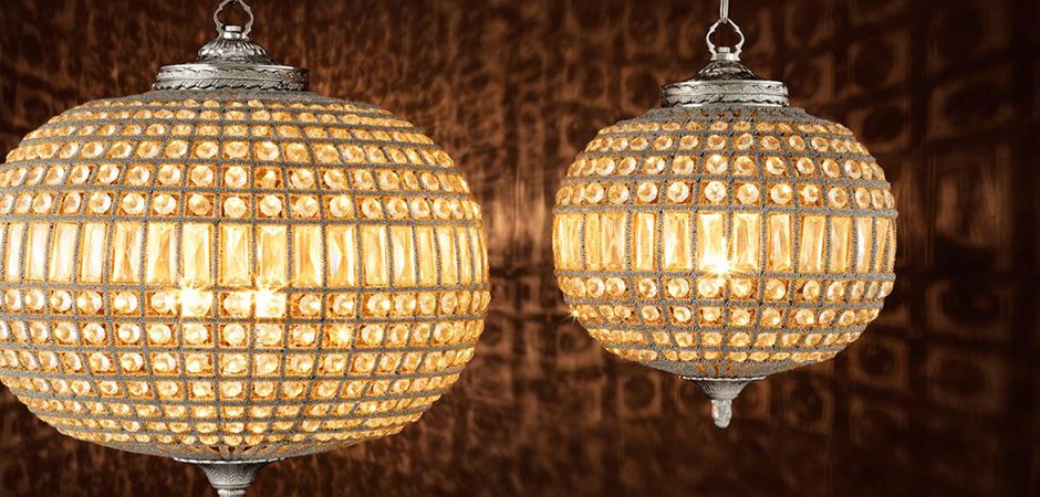 Люстра Chandelier Kasbah Oval S Nickel - фото №1