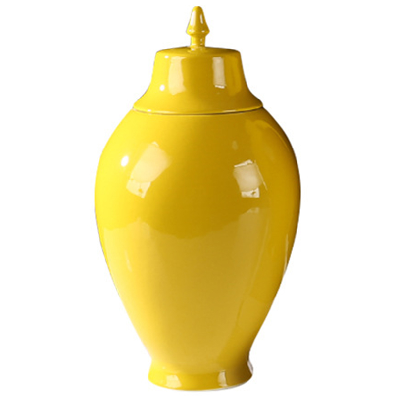    Ceramic Yellow Vase   -- | Loft Concept 