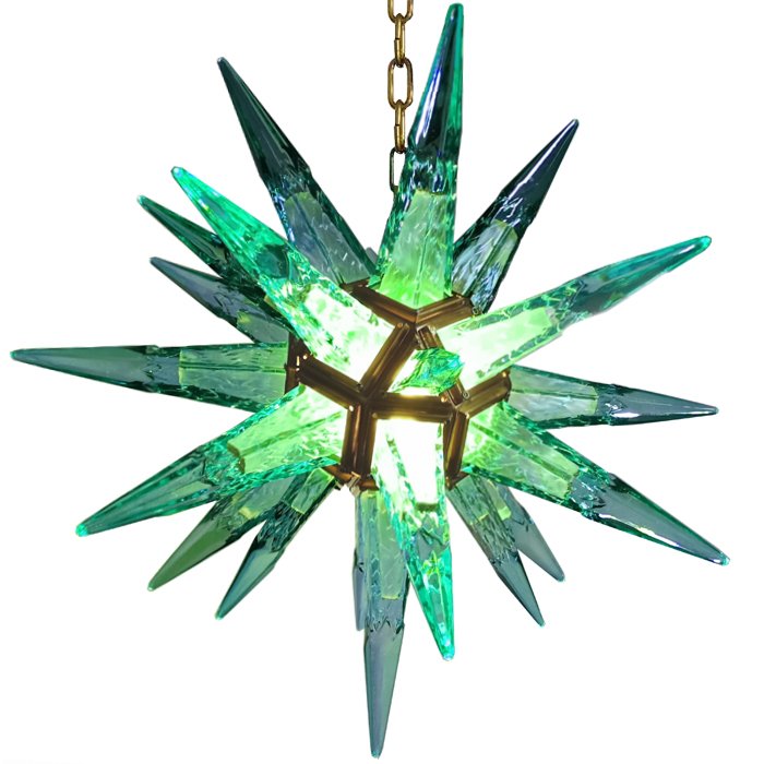  Chandelier Star Turquoise   -- | Loft Concept 