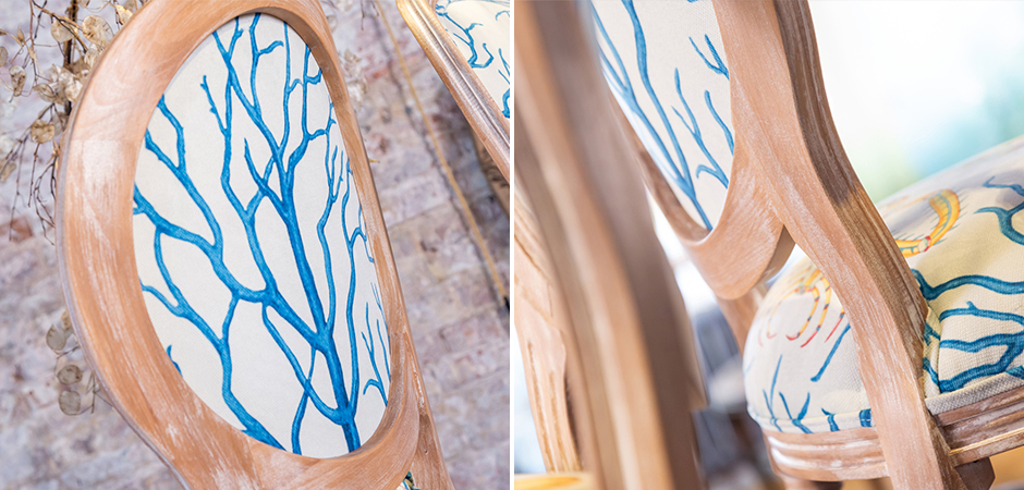 Мягкий стул Seabed Print 10 - фото №1