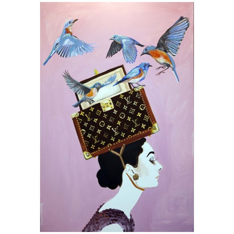  Audrey with Box of Blue Birds   -- | Loft Concept 