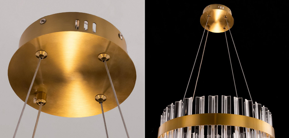 Круглая Люстра Кольцо Хрусталь диаметр 40 см RING Saturno Not Baroncelli Brass Круглая Люстра Кольцо Хрусталь диаметр 40 см RING Saturno Not Baroncelli Brass - Loft-Concept в Ростове-на-Дону