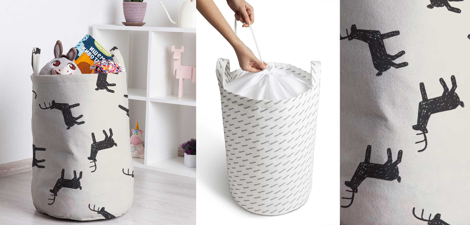 Корзина Deer Pattern Basket - фото