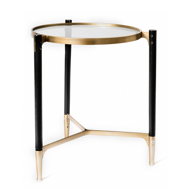   Black & Gold Table round     -- | Loft Concept 
