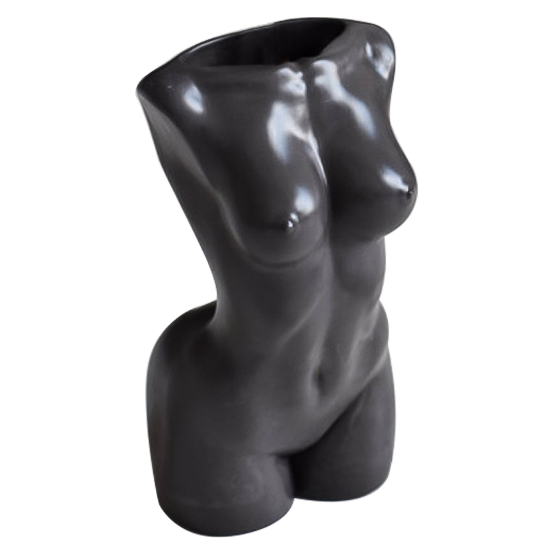 Ваза Vase Female Torso black Черный в Ростове-на-Дону | Loft Concept 