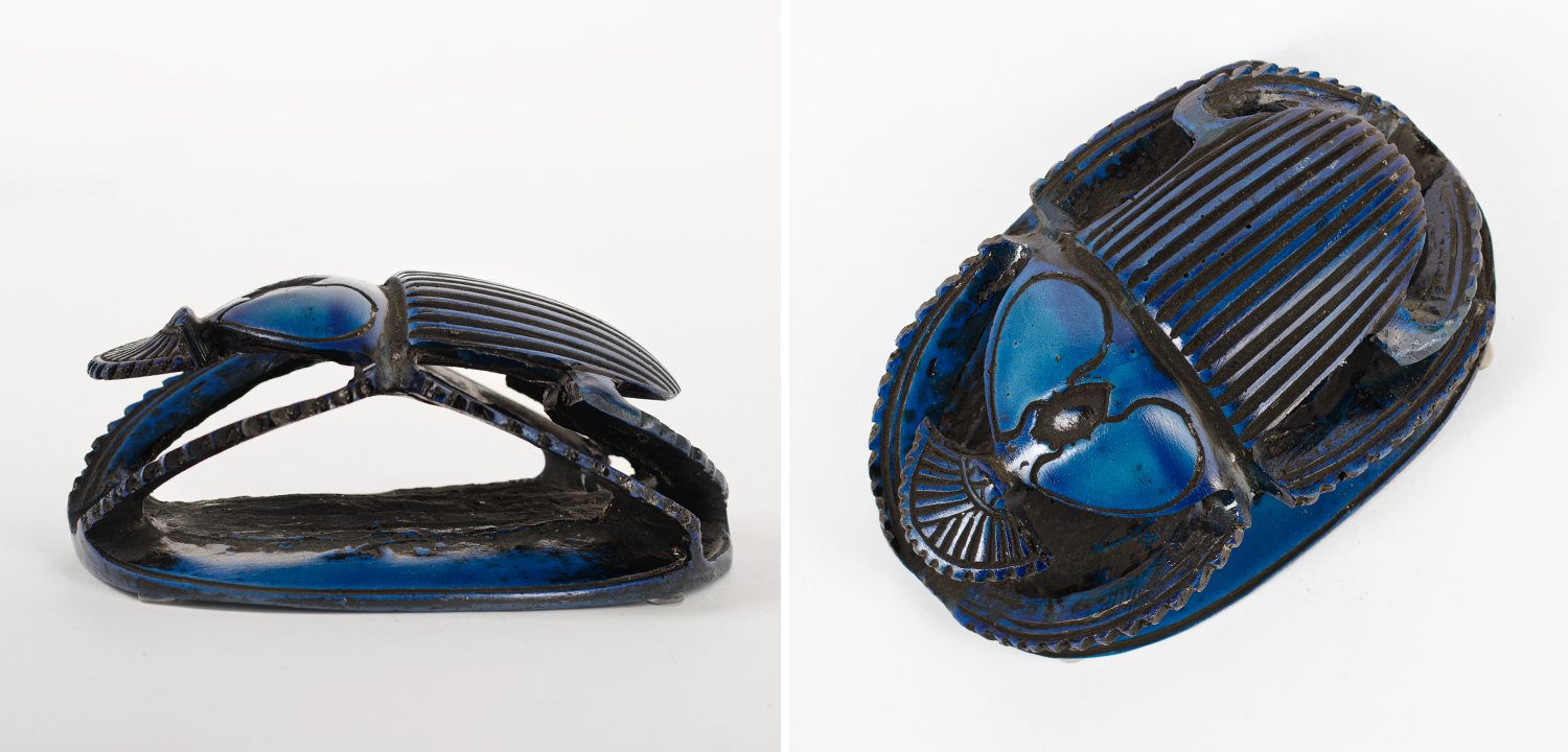 Статуэтка Скарабей Scarab Beetle dark blue - фото