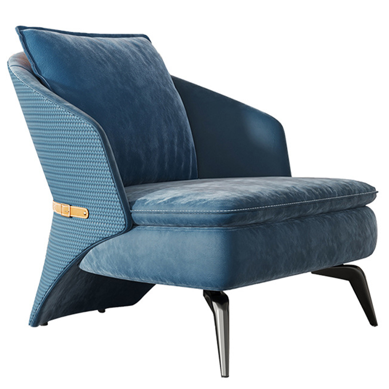  Albie Armchair Blue      -- | Loft Concept 