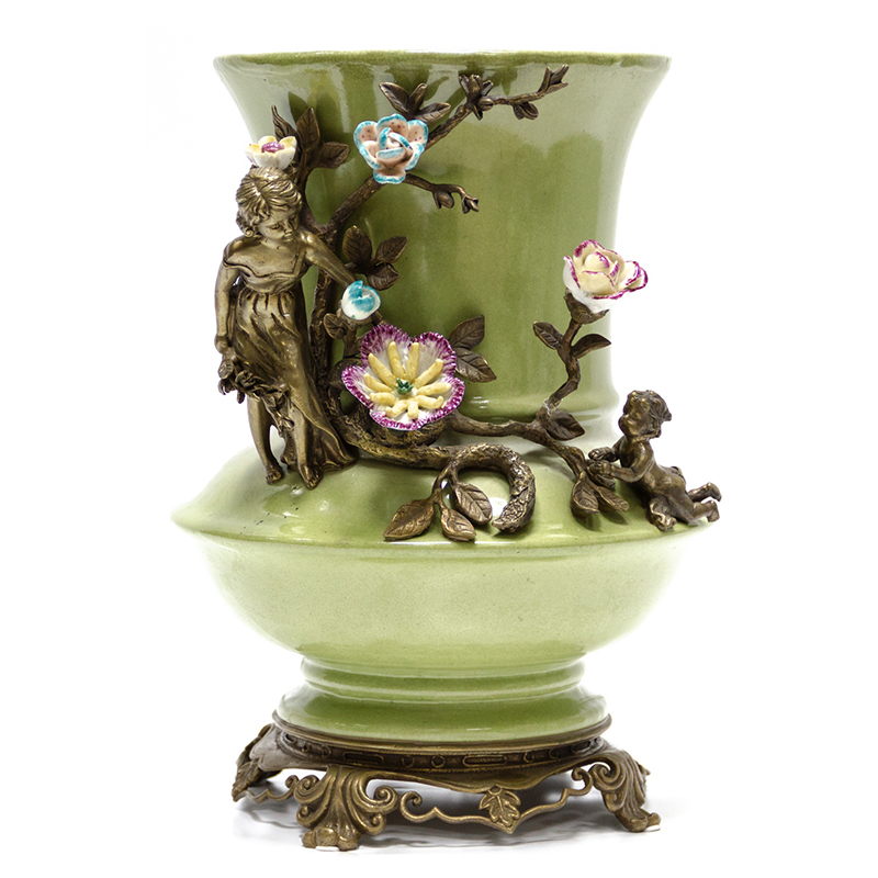  Bronze Mother Child Vase      -- | Loft Concept 
