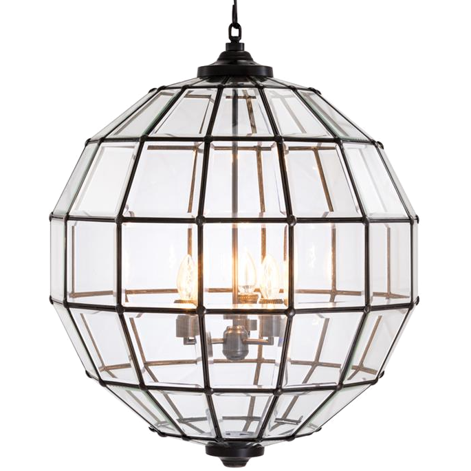  Lantern Luna Bronze L    (Transparent)  -- | Loft Concept 