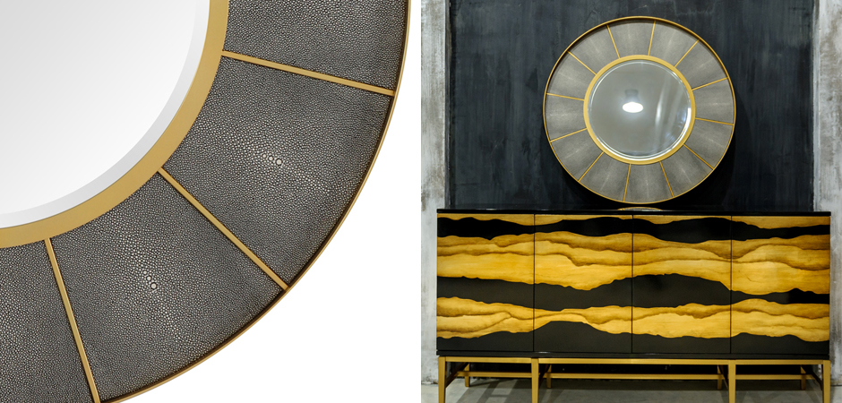 Зеркало Sectors Circle Mirror Зеркало Sectors Circle Mirror - Loft-Concept в Ростове-на-Дону