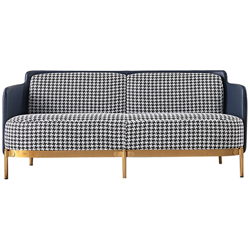  Pied de Poule Blue Sofa -    -- | Loft Concept 