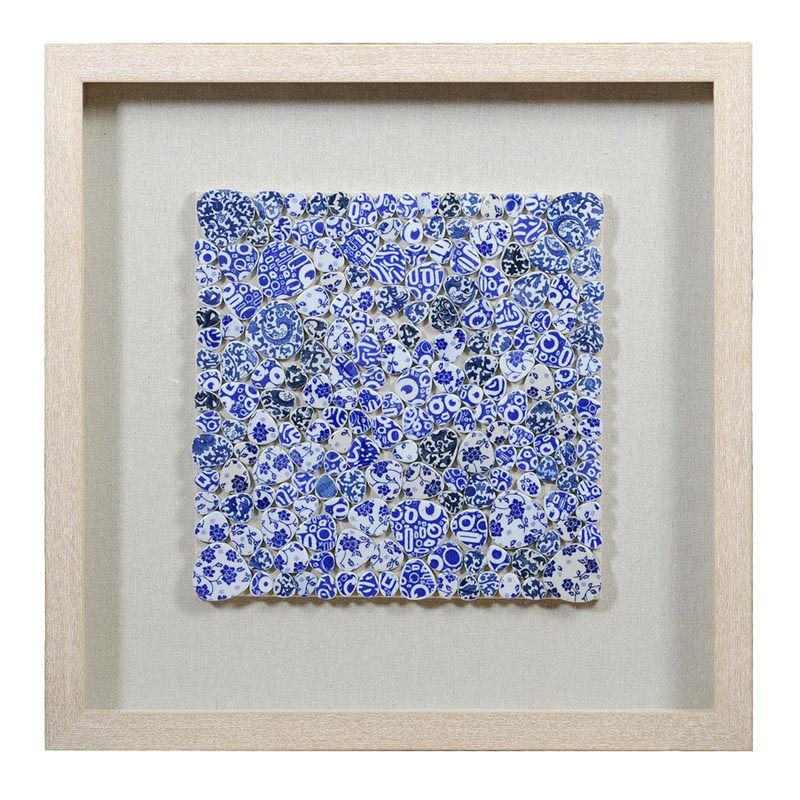  Blue and White Mosaic square     -- | Loft Concept 