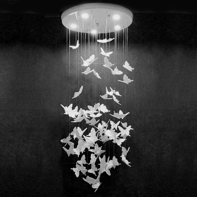  Night Butterflies Chandelier   -- | Loft Concept 