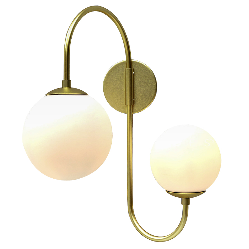  Gooseneck Pelle Gold Wall Lamp    -- | Loft Concept 