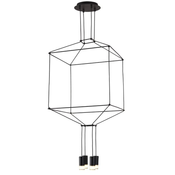 Vibia Wireflow Chandelier 0311 LED Suspension lam Черный в Ростове-на-Дону | Loft Concept 