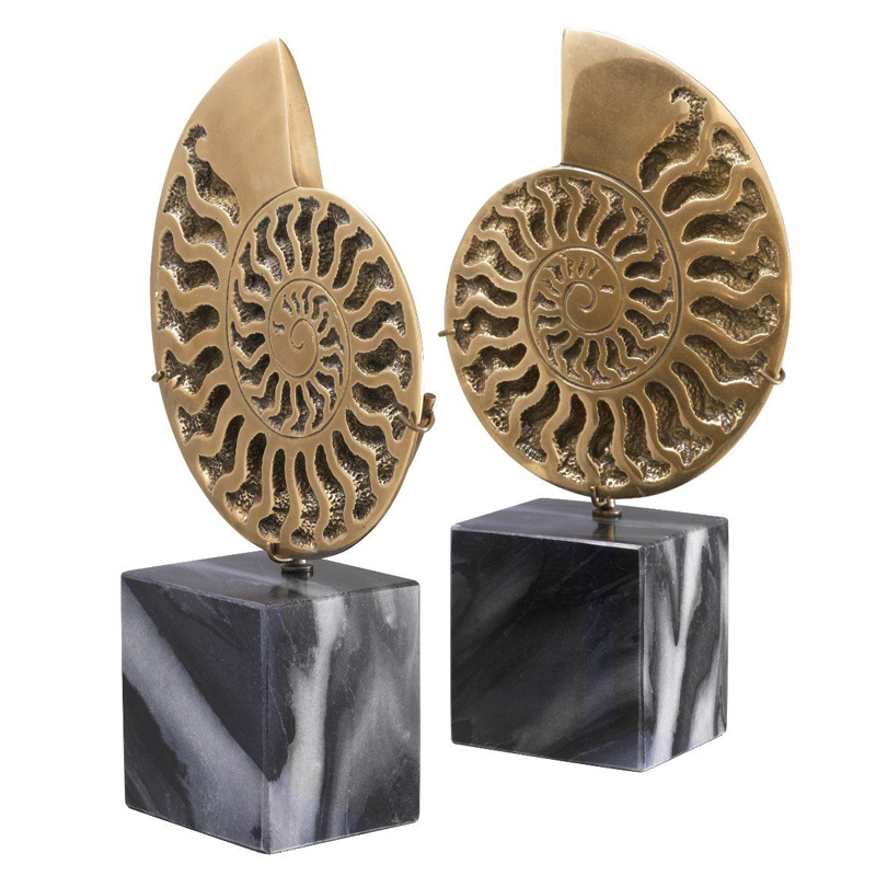  Eichholtz Object Ammonite Set of 2     Nero  -- | Loft Concept 