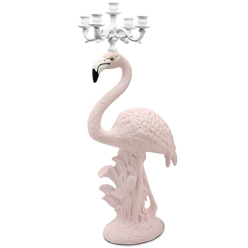  Candleholder Flamingo Bisc. White Pink    -- | Loft Concept 