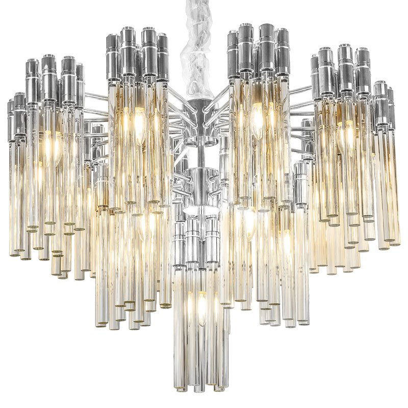  Contemporary Chandelier Crystal Silver     -- | Loft Concept 