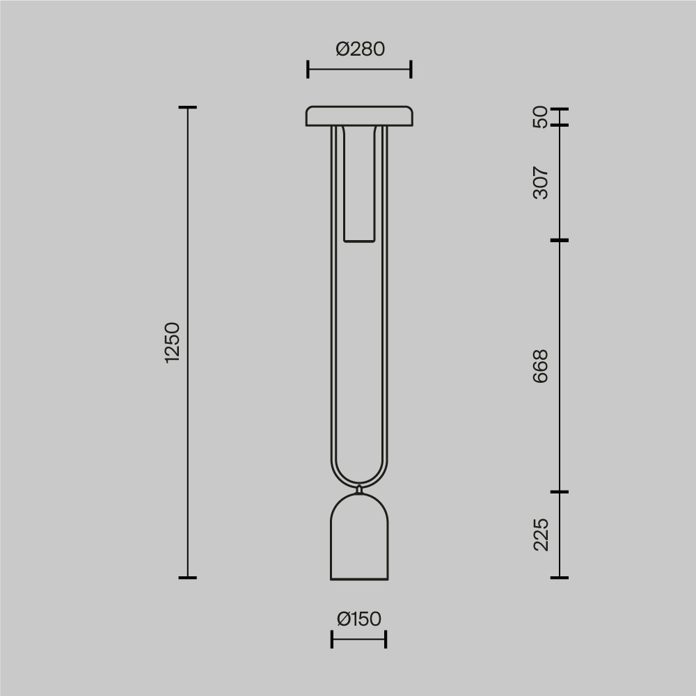 Напольный торшер светодионый Ikebana 3000К 24Вт в Ростове-на-Дону