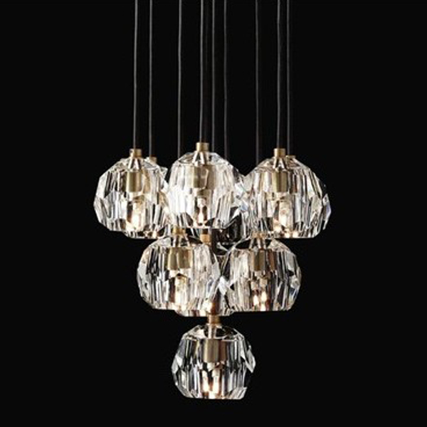 Люстра Boule De Cristal Round Cluster Chandelier 10  Латунь в Ростове-на-Дону | Loft Concept 