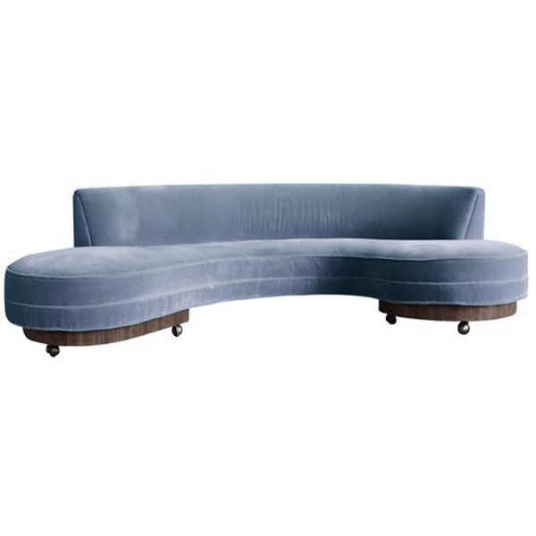 Early Vladimir Kagan Sofa Сизый в Ростове-на-Дону | Loft Concept 