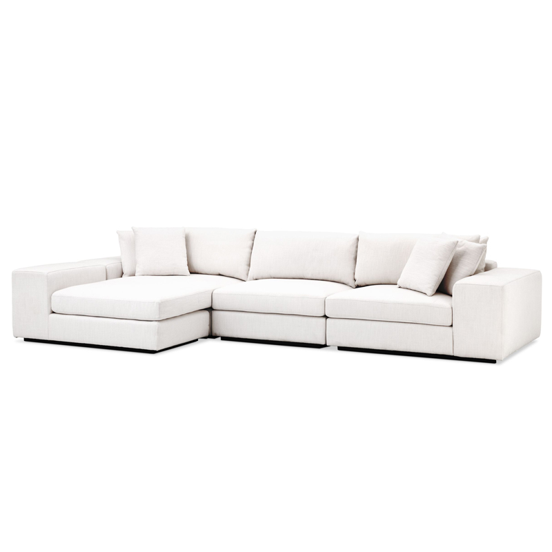 Диван Eichholtz Sofa Vista Grande Lounge white Белый Черный в Ростове-на-Дону | Loft Concept 