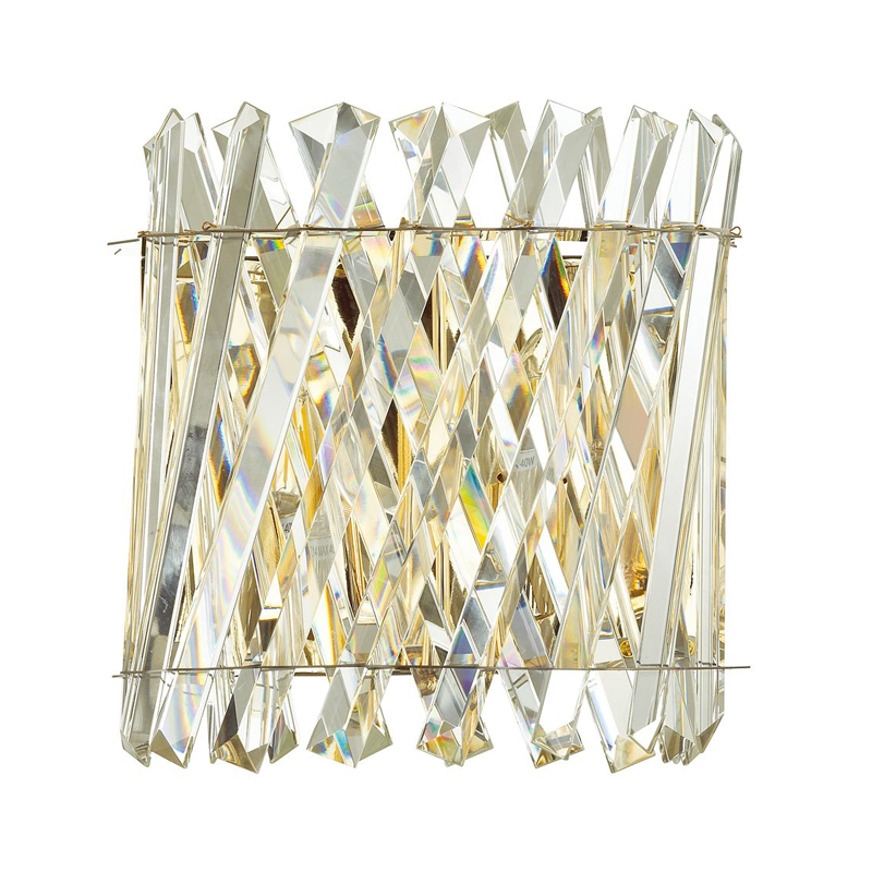  Crystal Crossed Stripes Gold   -- | Loft Concept 