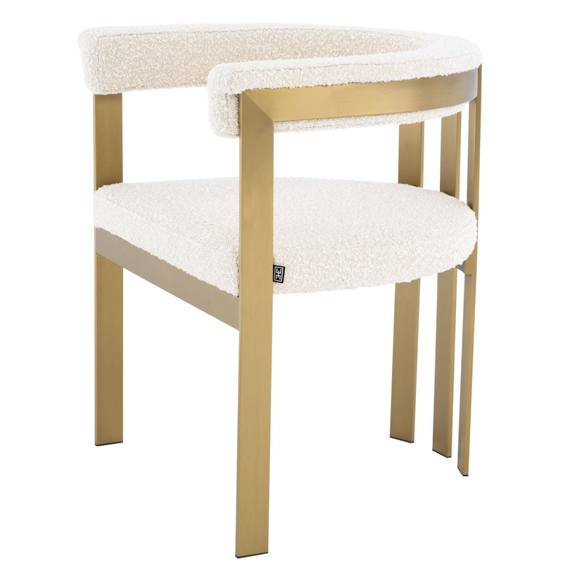  Eichholtz Dining Chair Clubhouse boucle cream    -- | Loft Concept 