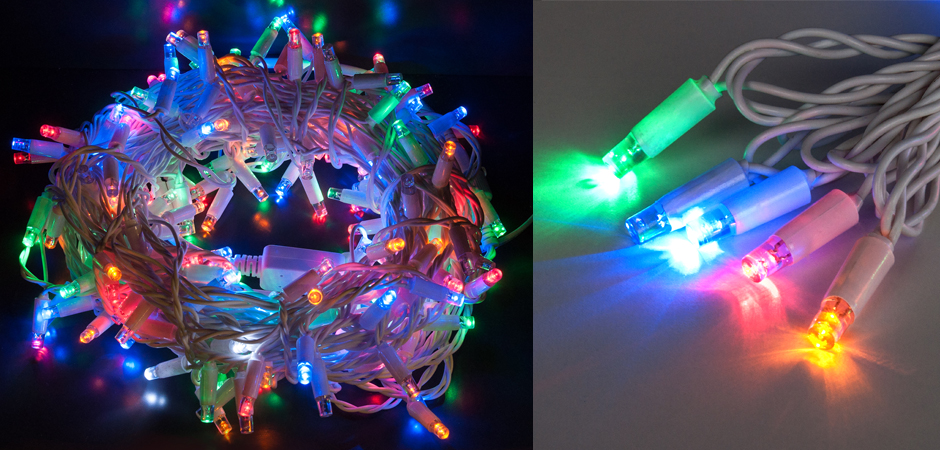 Мерцающая Цветная Гирлянда для улицы - Loft-Concept в Ростове-на-Дону