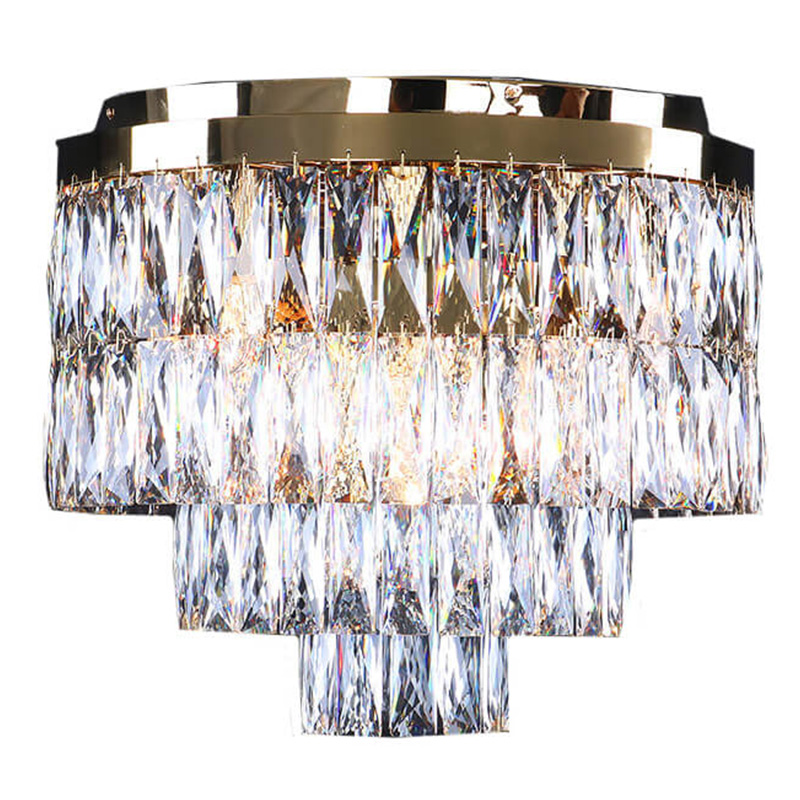  Crystal Regena Gold Chandelier    (Transparent)  -- | Loft Concept 