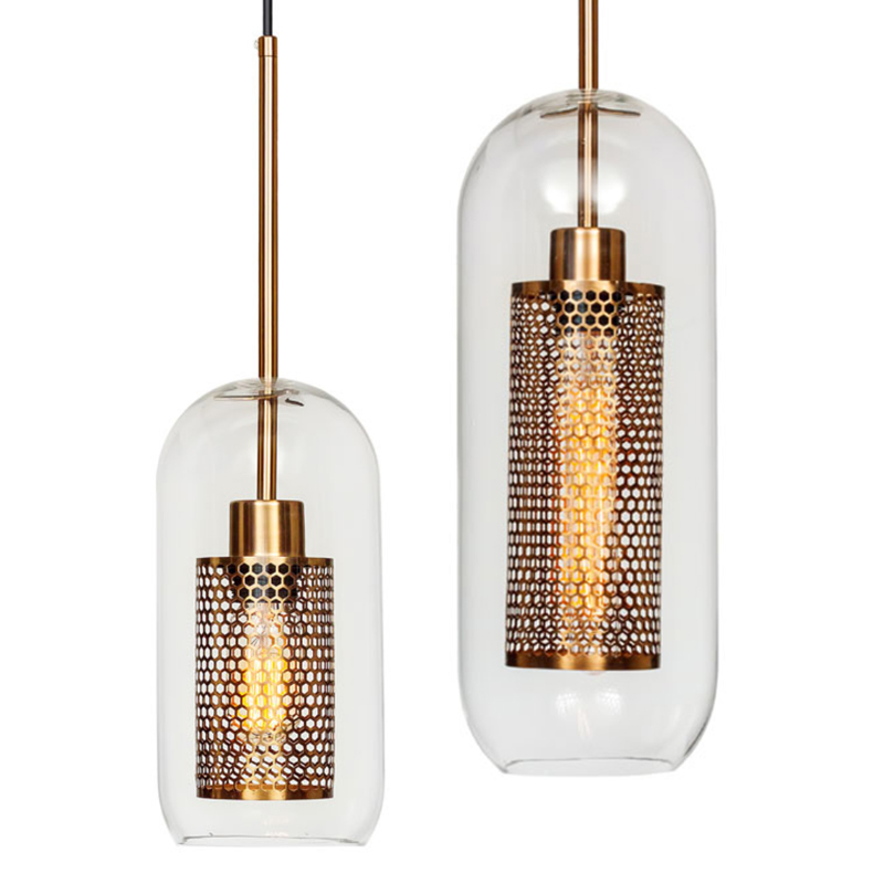 Perforation  Pendant Lamp Gold Oval     -- | Loft Concept 