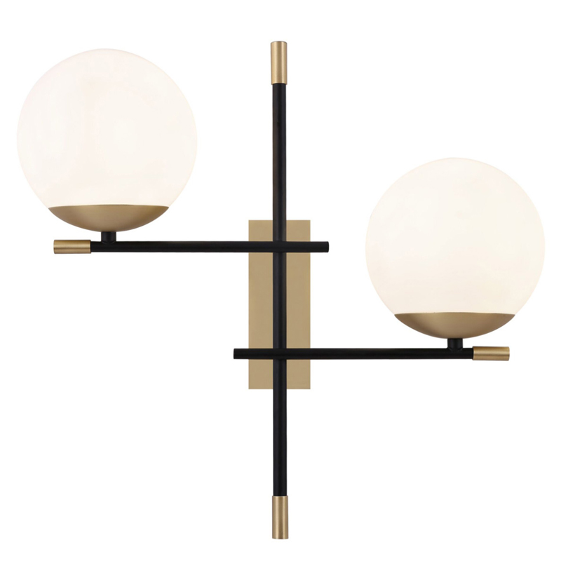  Spike Two Balls Wall Lamp      -- | Loft Concept 