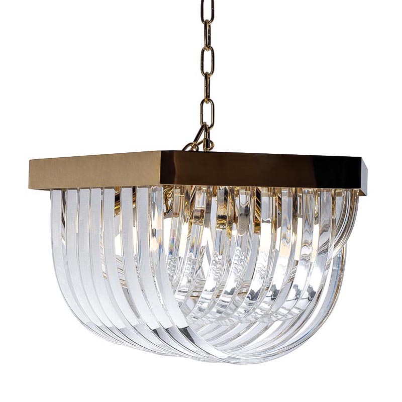  Retro FROZEN GLASS gold 9 lamp    -- | Loft Concept 