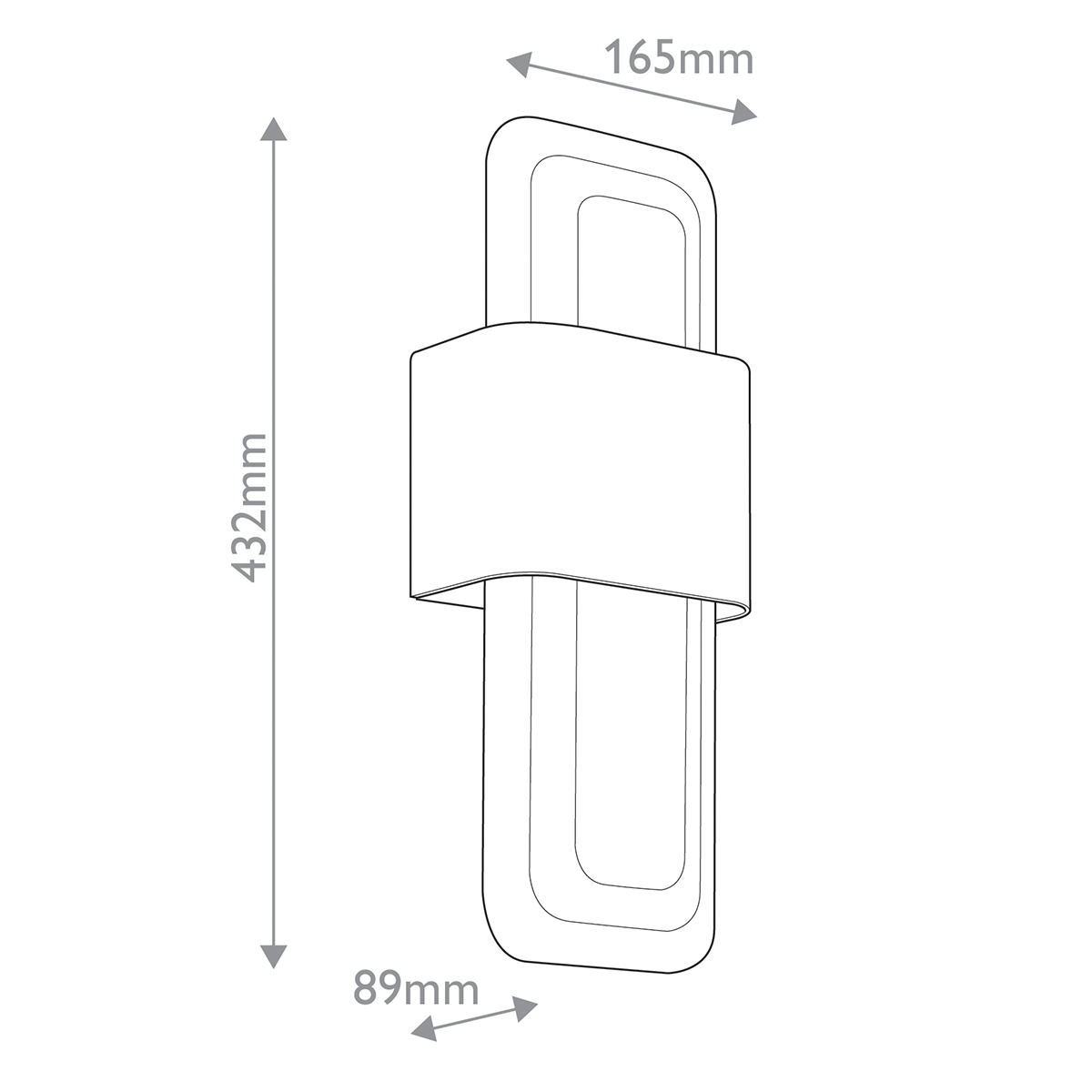 Бра с прямоугольным стеклянным плафоном Kichler в Ростове-на-Дону