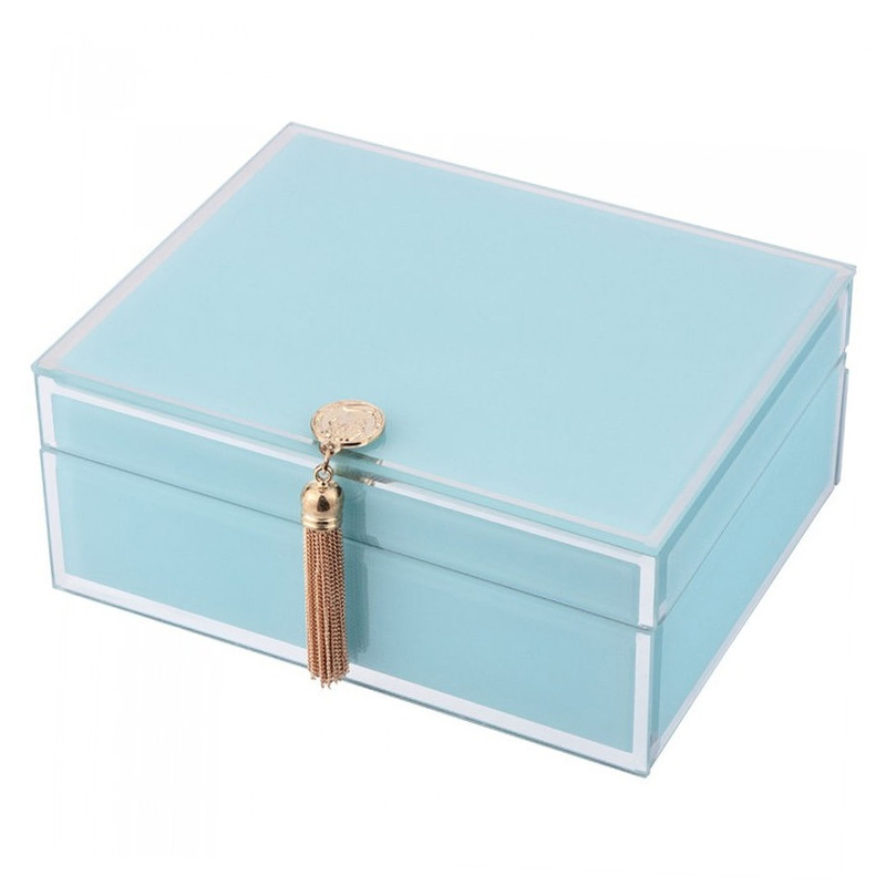  Glass Light Blue Box -  -- | Loft Concept 