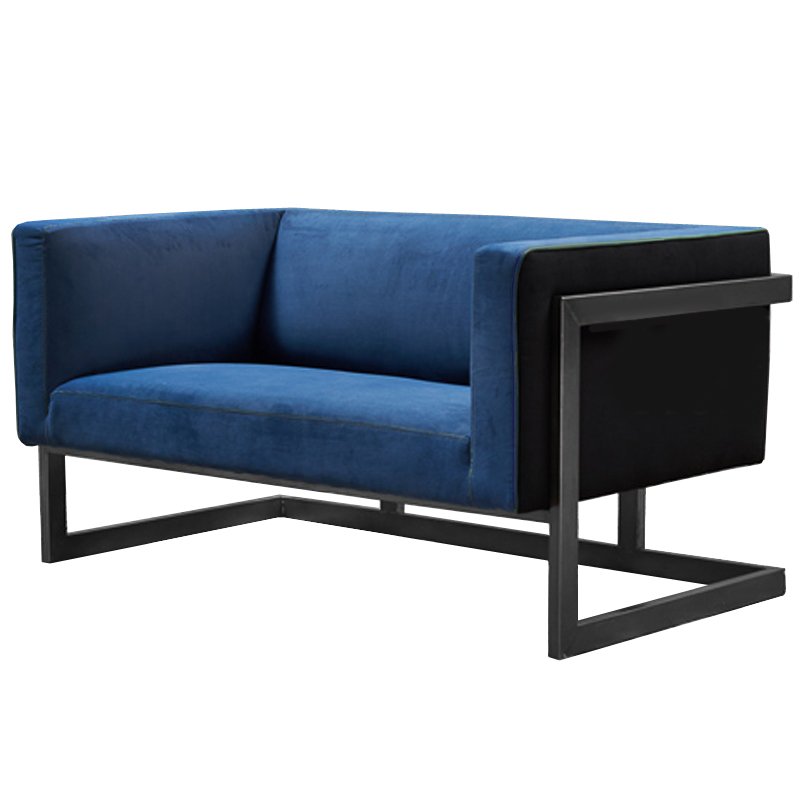 Диван Cube Blue Loveseat Sofa Синий в Ростове-на-Дону | Loft Concept 