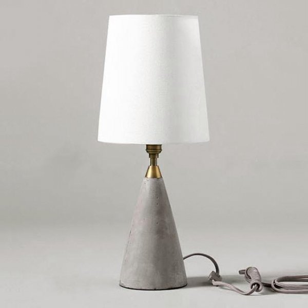   Concrete Stone Table Lamp Cone   -- | Loft Concept 